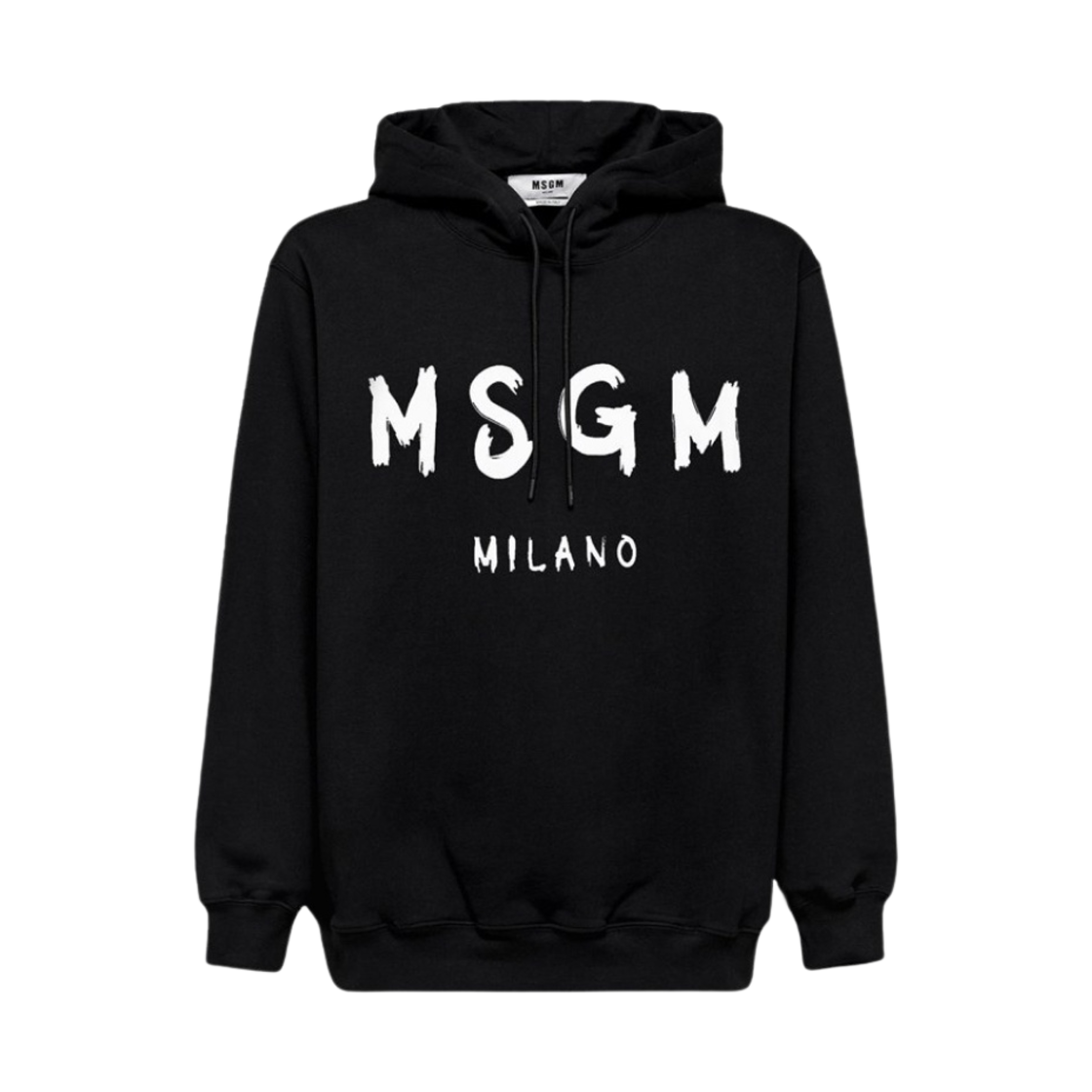 3040MM188-217099-99 MSGM Milano Logo Hoodie Black