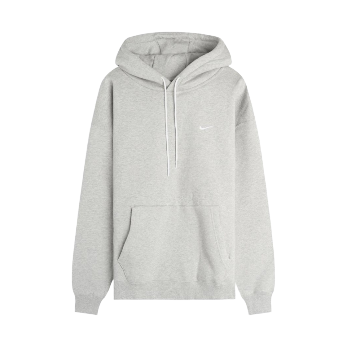 나이키 NRG 솔로 스우시 플리스 후드 그레이 헤더 - US/EU(Nike NRG Solo Swoosh Fleece Hoodie Grey Heather - US/EU)