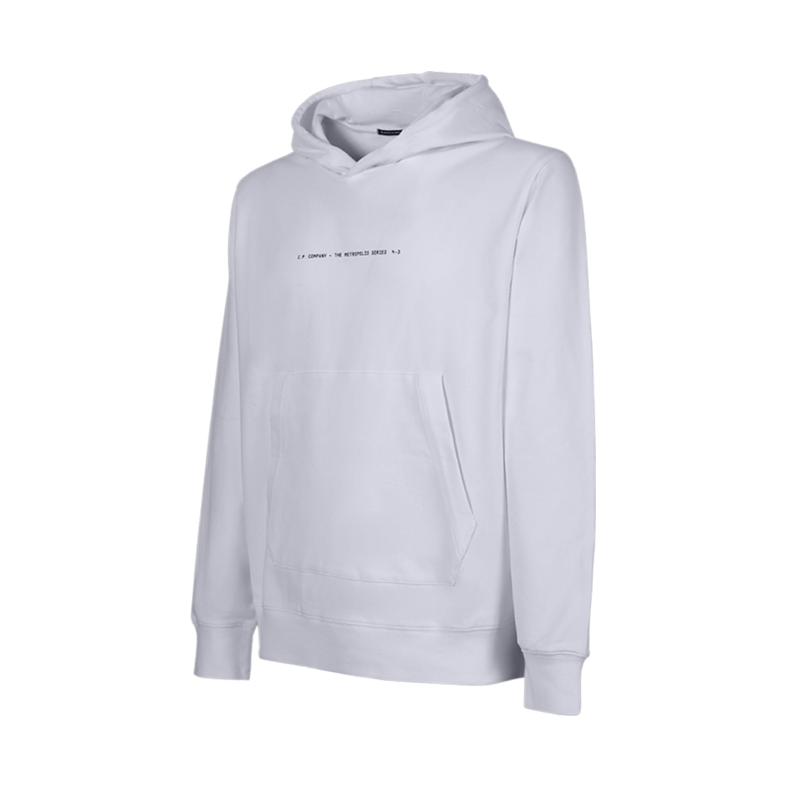 C.P. 컴퍼니 메트로폴리스 시리즈 스트레치 플리스 프린티드 후드 화이트 - 23FW(C.P. Company Metropolis Series Stretch Fleece Printed Hoodie White - 23FW) - 2