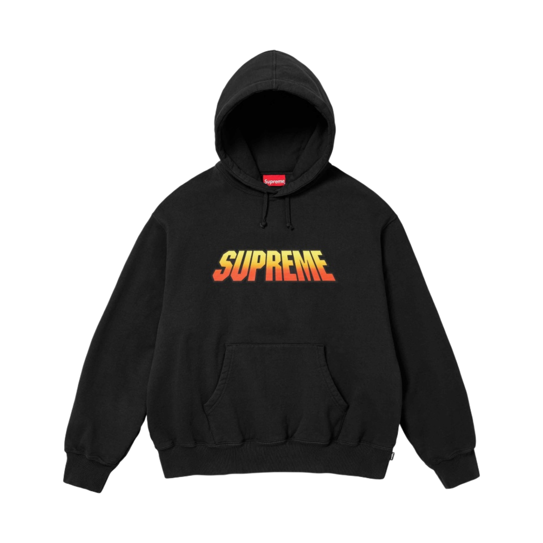 슈프림 그라디언트 후드 스웨트셔츠 블랙 - 24SS