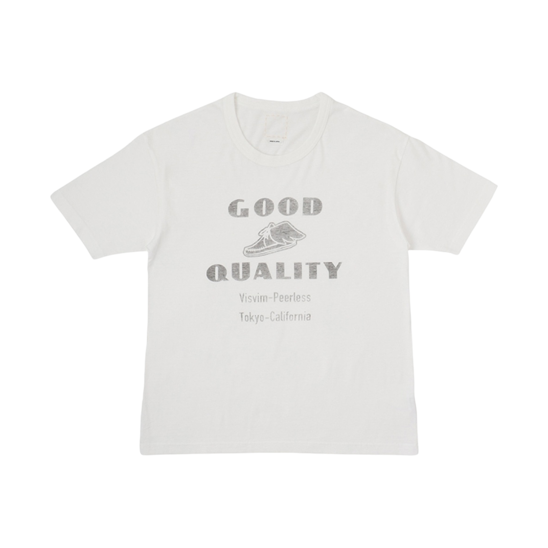 비즈빔 점보 티셔츠 숏슬리브 굿 퀄리티 차콜 - 23SS(Visvim Jumbo T-Shirt S/S Good Quality Charcoal - 23SS) - 1