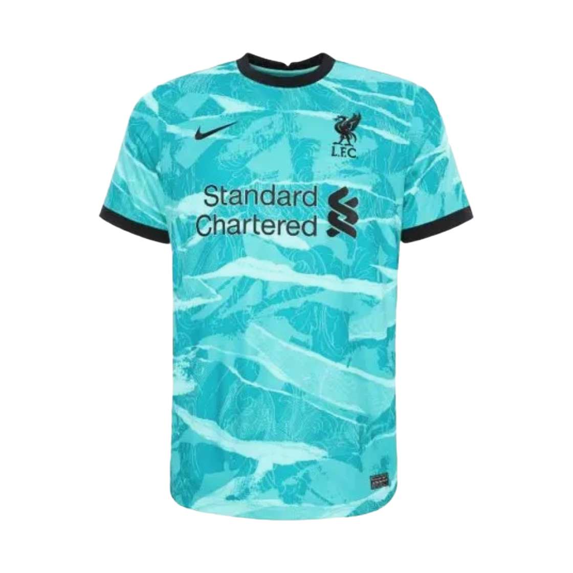 나이키 리버풀 F.C. 2020/21 드라이핏 스타디움 어웨이 숏슬리브 저지 터콰이즈 (논 마킹 버전)(Nike Liverpool F.C. 2020/21 Dri-Fit Stadium Away SS Jersey Turquoise (Non Marking Ver.)) - 1