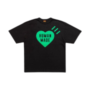 Human Made Heart T-Shirt Black Green - 1928 Store Exclusive