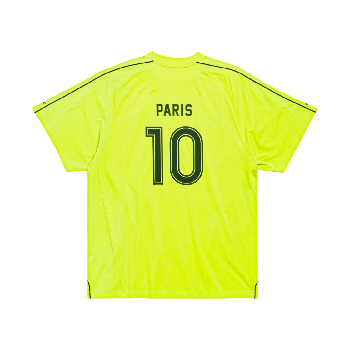 발렌시아가 사커 시리즈 파리 사커 오버사이즈 티셔츠 플루오 옐로우(Balenciaga Soccer Series Paris Soccer Oversized T-Shirt Fluo Yellow) - 2