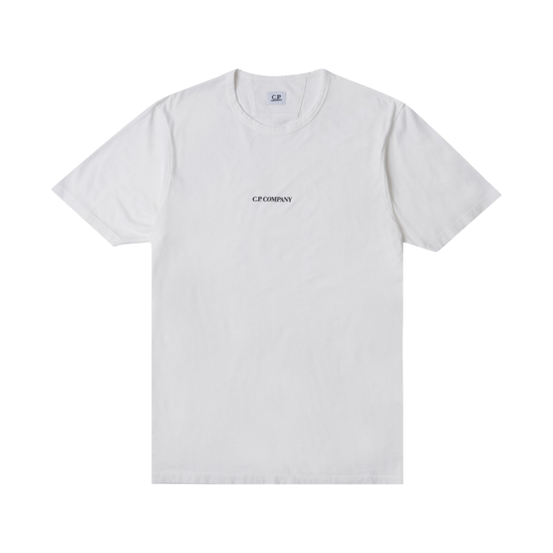 14CMTS142A005431G103 C.P. Company 24/1 Jersey Relaxed Fit T-Shirt Gauze White - 23SS