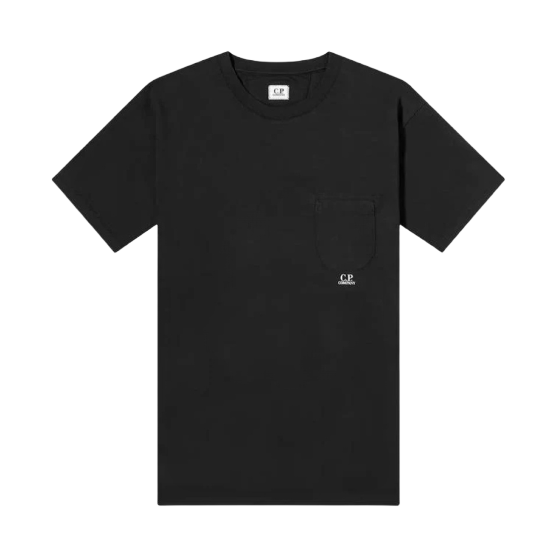C.P. 컴퍼니 코튼 티셔츠 블랙 - 24SS(C.P. Company Cotton T-Shirt Black - 24SS)