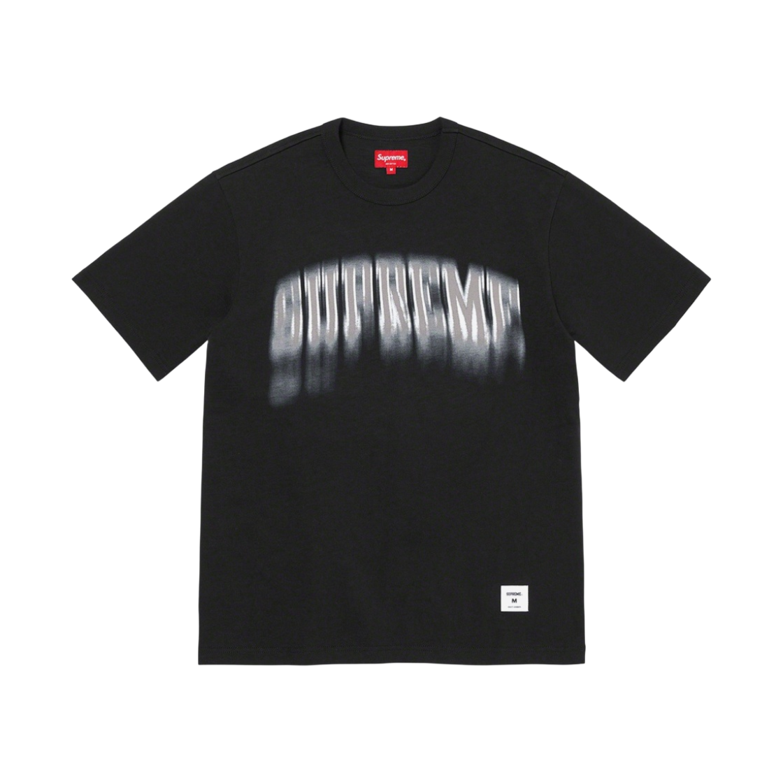 슈프림 블러드 아크 숏슬리브 탑 블랙 - 21SS(Supreme Blurred Arc S/S Top Black - 21SS) - 1