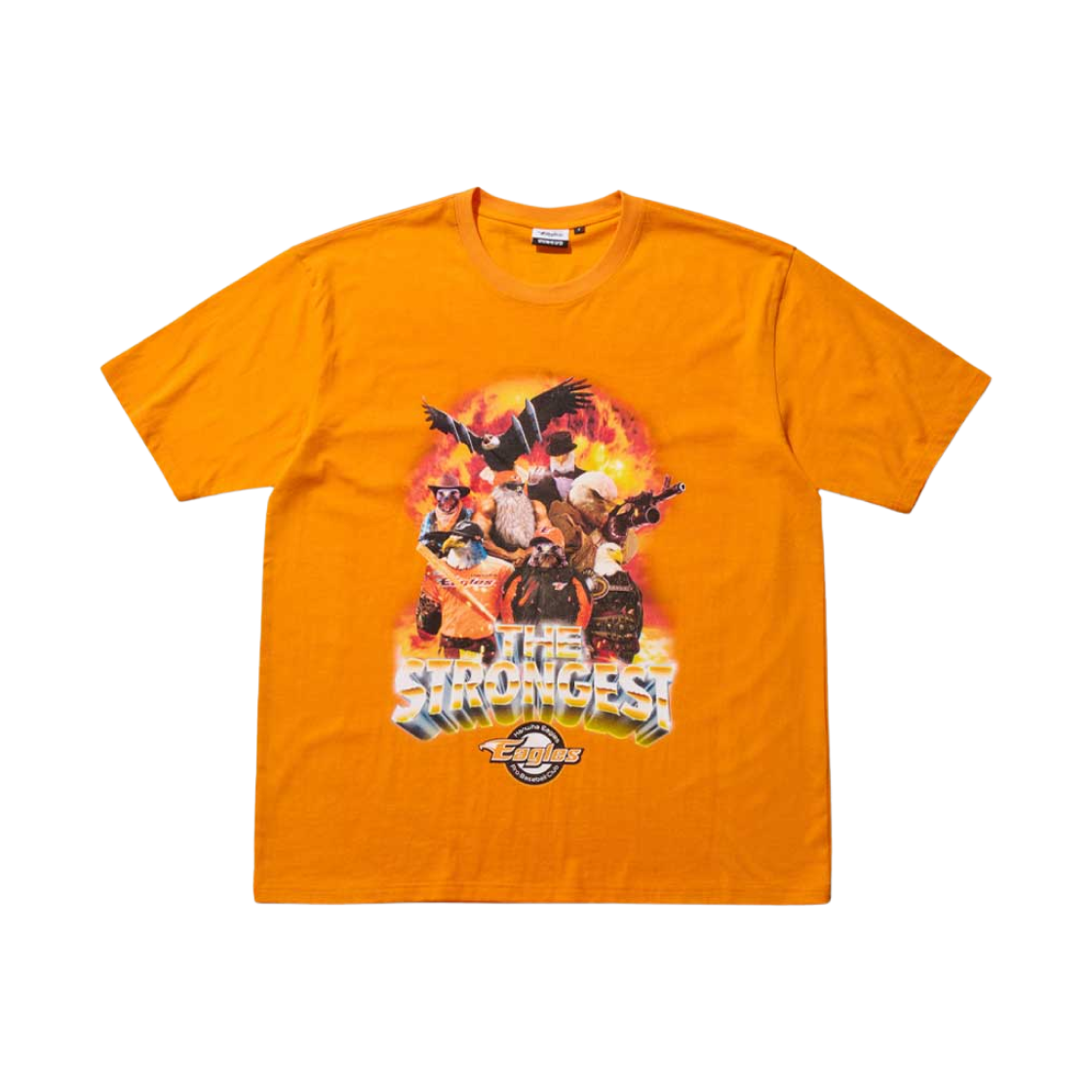 얼렁뚱땅 상점 x 한화 이글스 독수리 군단 티셔츠 오렌지(ULDD x Hanwha Eagles Eagles Corps T-Shirt Orange)