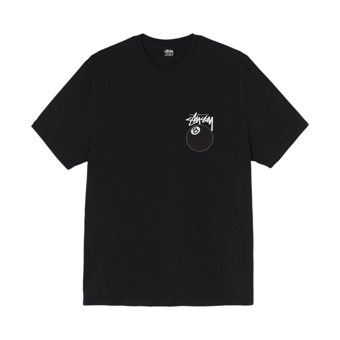 스투시 8볼 피그먼트 다이드 티셔츠 블랙 - 21FW(Stussy 8 Ball Pigment Dyed T-Shirt Black - 21FW) - 2
