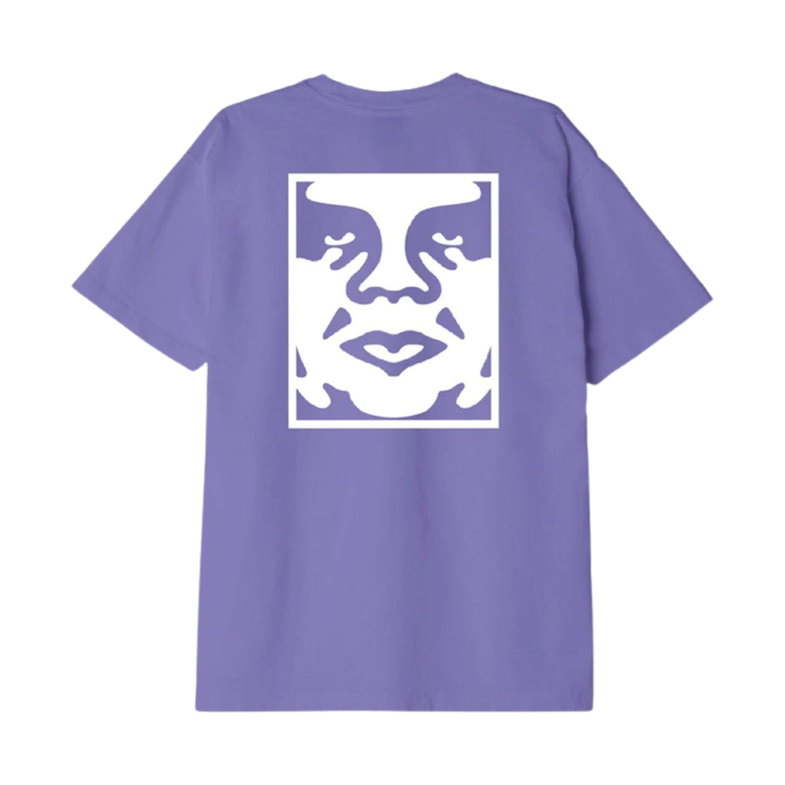 166913439 Obey Bold Icon Heavyweight T-Shirt Purple