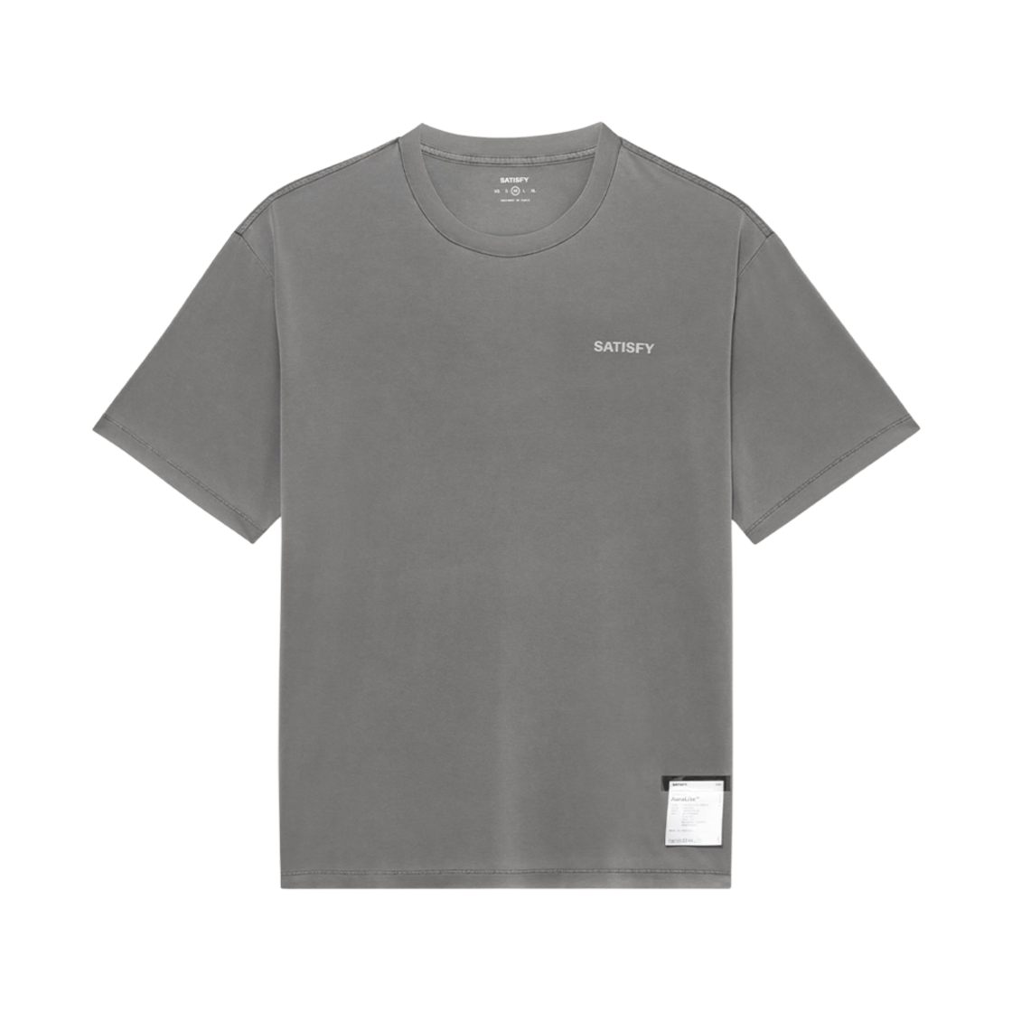 새티스파이 아우라라이트 티셔츠 미네랄 그래파이트(Satisfy Auralite T-Shirt Mineral Graphite)