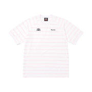 Supreme x Umbro Stripe Soccer Jersey White - 25SS