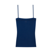 (W) Courreges Rib Tank Top French Blue