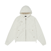 Thug Club Dem Sound Zip-Up White