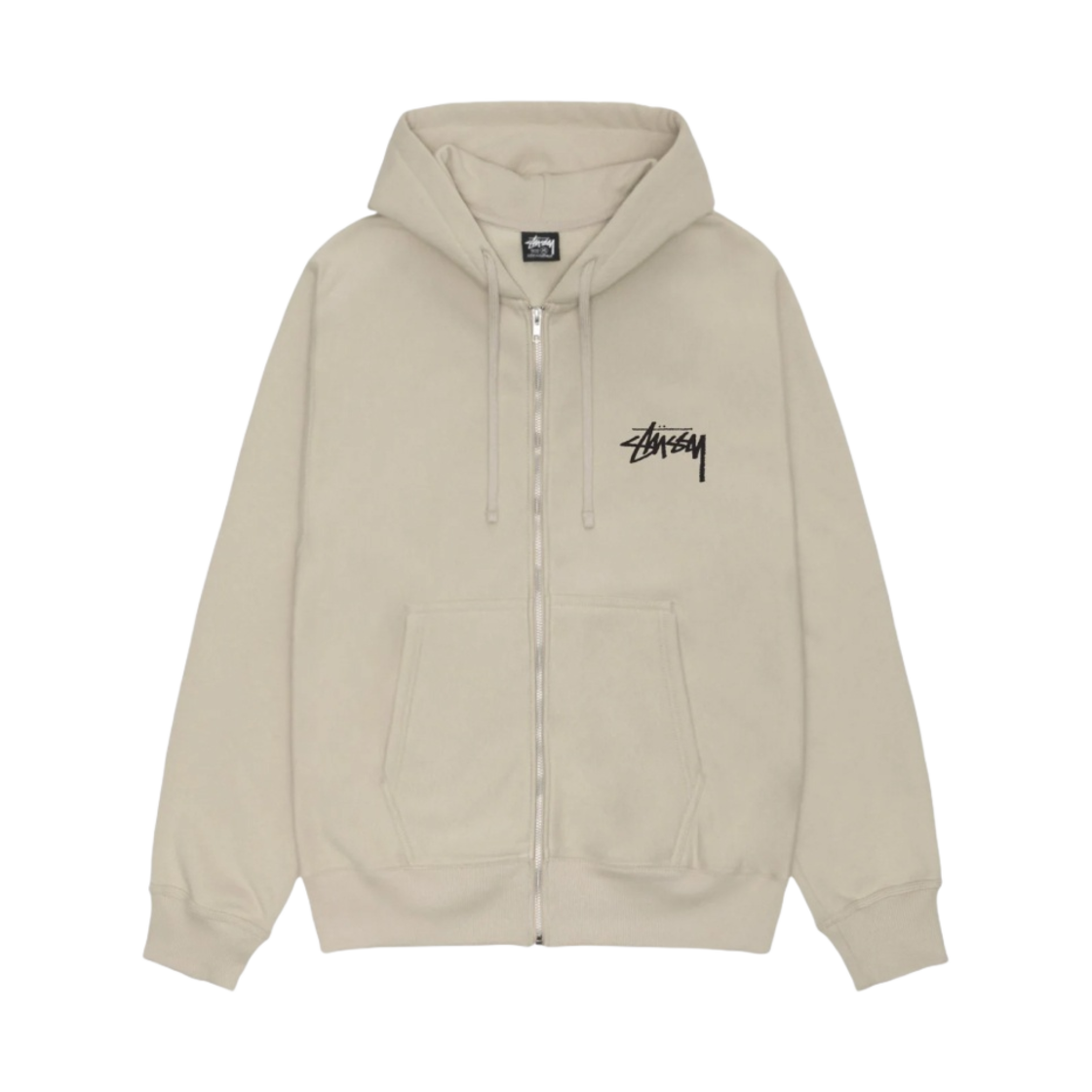스투시 클래식 닷 후드 집업 카키(Stussy Classic Dot Zip Hoodie Khaki) - 2