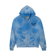 Gallery Dept. Sunfaded Logo Zip-Up Blue
