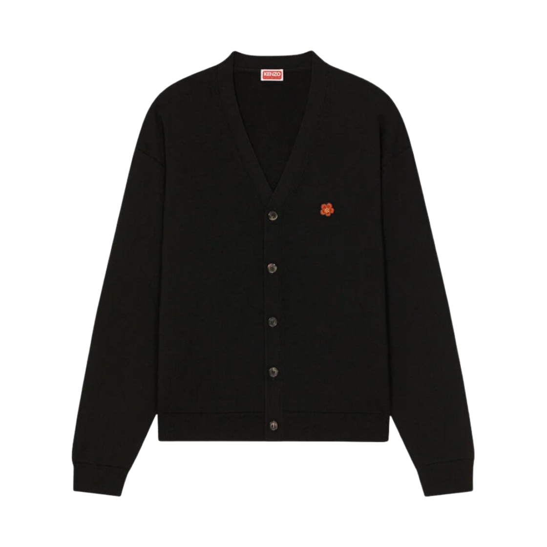 겐조 보케 플라워 울 가디건 블랙(Kenzo Boke Flower Wool Cardigan Black)