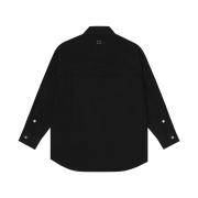 Wooyoungmi Cotton Back Logo Shirt Black - 22FW