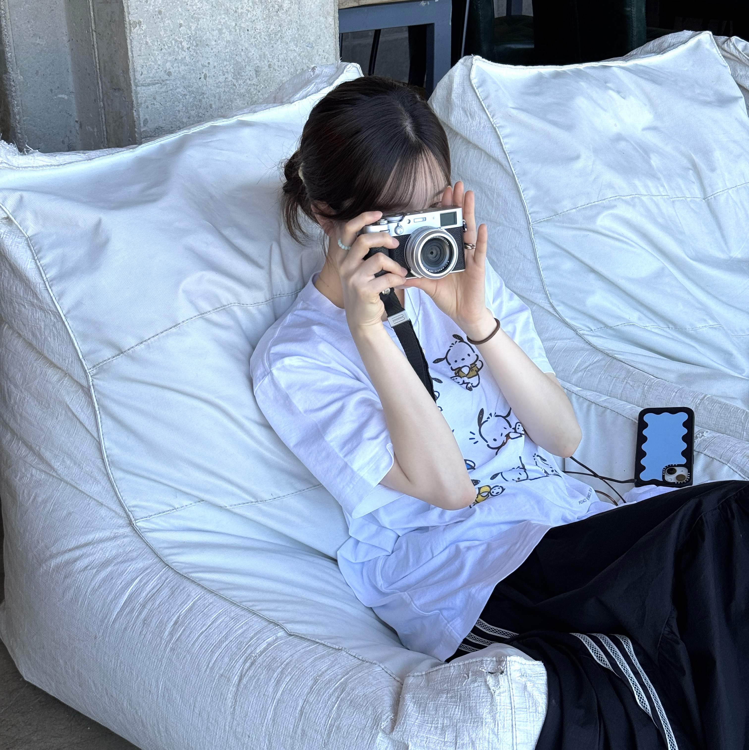 (W) Adidas Originals Summer Glow Skirt Black - KR Sizing, Oofos OOriginal Black 착용 스타일 - 3