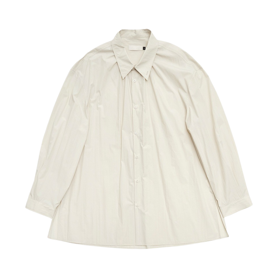 KM4BSHLAM12EC Amomento Oversize Shirring Shirts Ecru