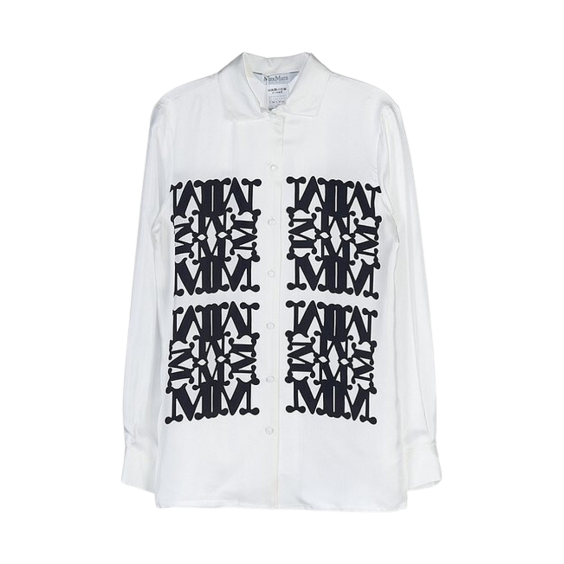LIDO-001 (W) Max Mara Lido Silk Shirt White