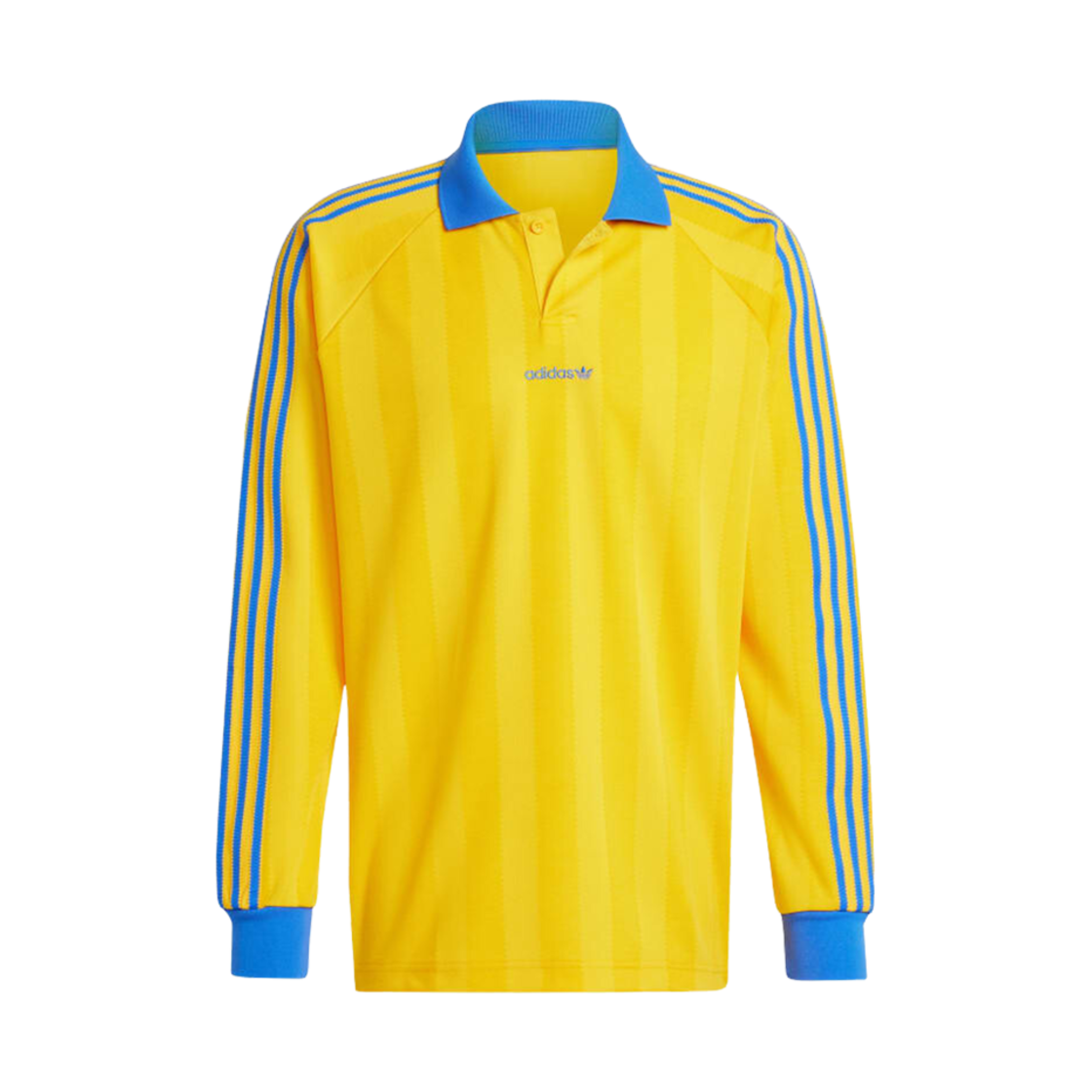 아디다스 롱슬리브 저지 옐로우 - US 사이즈