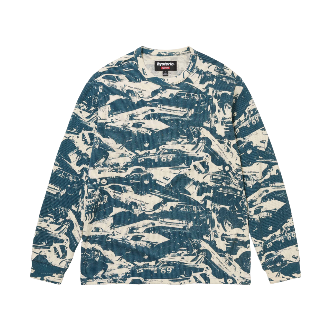 슈프림 x 히스테릭 글래머 카 써멀 틸 - 24FW