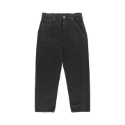 Kaptain Sunshine 5P Zipper Front Denim Pants Black One Wash