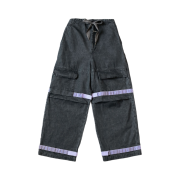 Kapital 14 oz. Black X Kinari Denim Nouvelle Shuttle Pants Purple