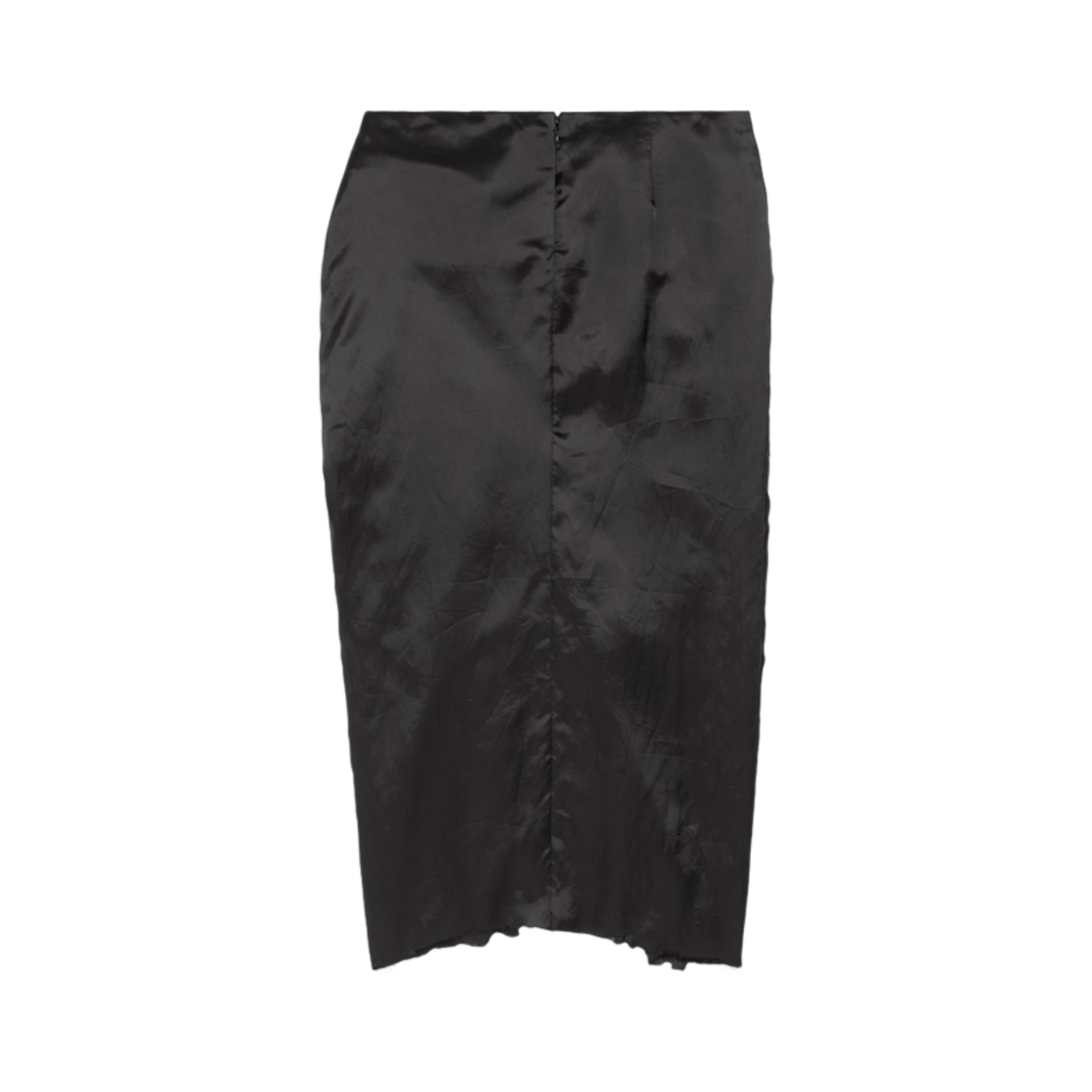 (W) 발렌시아가 드레이프 스커트 블랙((W) Balenciaga Draped Skirt Black) - 2