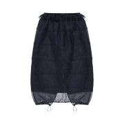 FLETTA Organza Frill Volume Skirt Navy