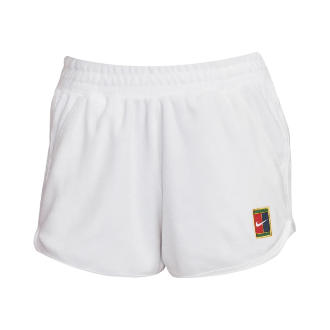 (W) Nike Coat Heritage MR FT Tennis Shorts White - Asia