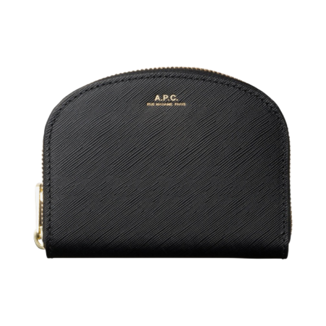 PXBJQ-F63219-LZZ A.P.C. Demi-Lune Coin Purse Black