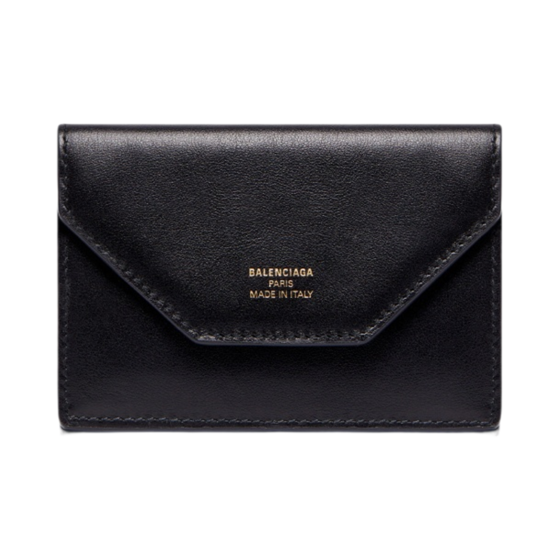 7367302AABY1061 Balenciaga Envelope Mini Wallet Black