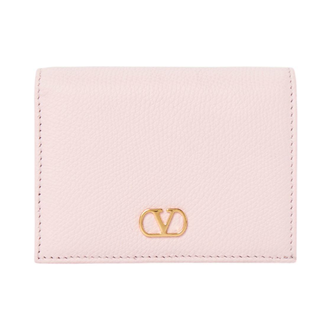 발렌티노 V 로고 시그니처 숏 월렛 핑크(Valentino V Logo Signature Short Wallet Pink)
