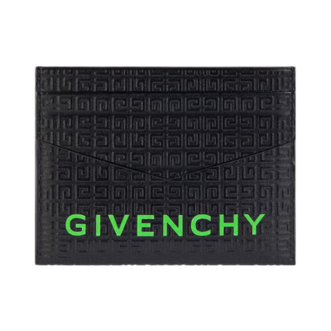 지방시 4G 마이크로 레더 카드 홀더 블랙 그린(Givenchy Card Holder in 4G Micro Leather Black Green)