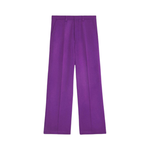 아미 와이드 레그 테이퍼드 핏 코튼 트라우저 블랙 | AMI | KREAM 아미 와이드 레그 테이퍼드 핏 코튼 트라우저 블랙 | AMI | KREAM