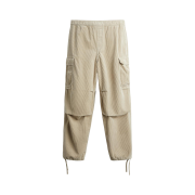 Zara Corduroy Cargo Pants Beige