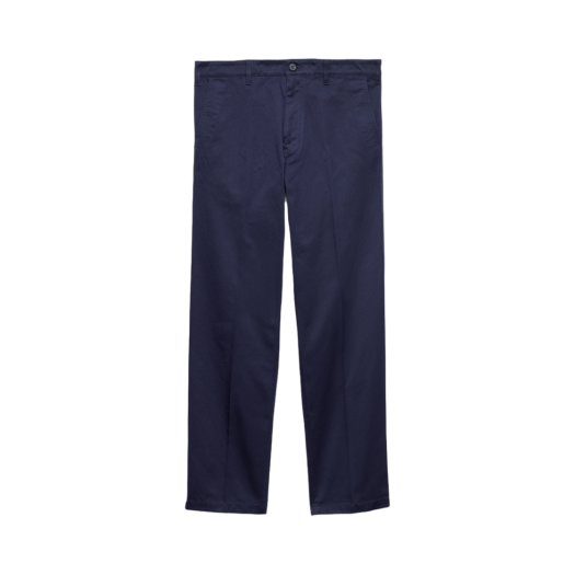 UP0368-17CB-F0124 Prada Cotton Chino Pants Navy