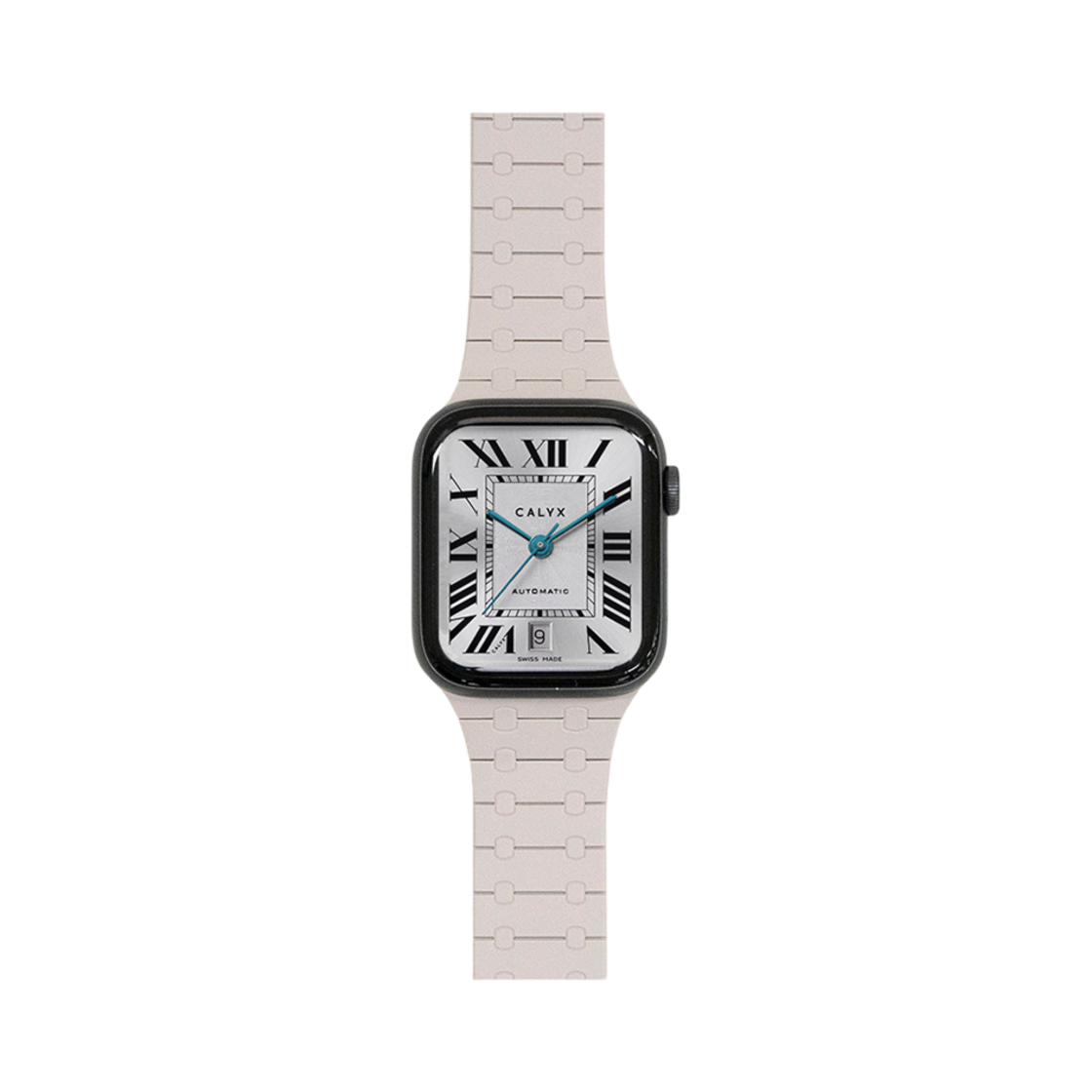 캘릭스 애플워치 42(1~3세대)/44/45/46/49mm 실리콘 마그네틱 스트랩 로지 베이지(CALYX Apple Watch 42(1~3th)/44/45/46/49mm Silicone Magnetic Strap Rosy Beige)