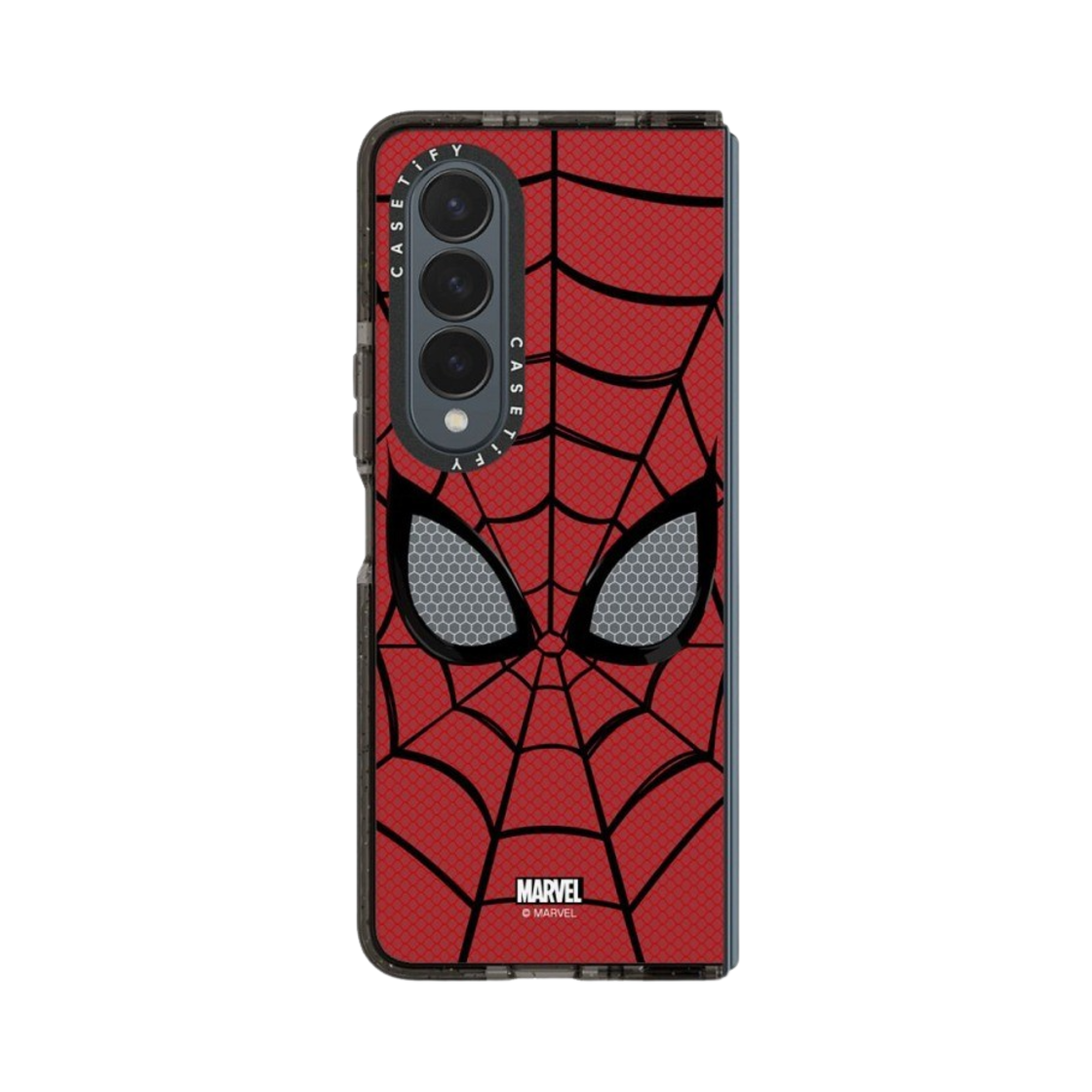 케이스티파이 x 마블 갤럭시 스파이더맨 마스크 임팩트 케이스 클리어 블랙(Casetify x Marvel Galaxy Spider-Man Mask Impact Case Clear Black) - 4