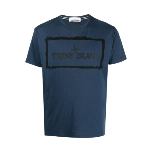 Stone Island 2NS80 Stencil One T-Shirt Avio Blue - 21SS