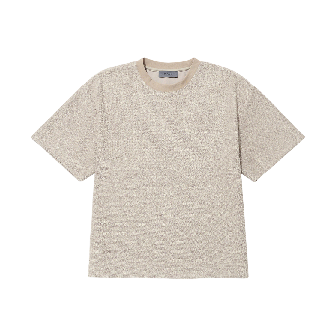 BR003CTT0001C03 BY RANG Cotton Terry T-Shirt Sand