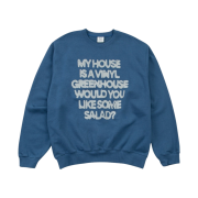 Thevinylhouse My House Sweatshirt Blue