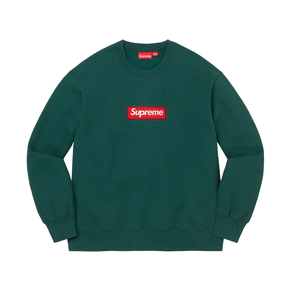 슈프림 박스로고 크루넥 다크 파인 - 22FW