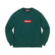 Supreme Box Logo Crewneck Dark Pine - 22FW
