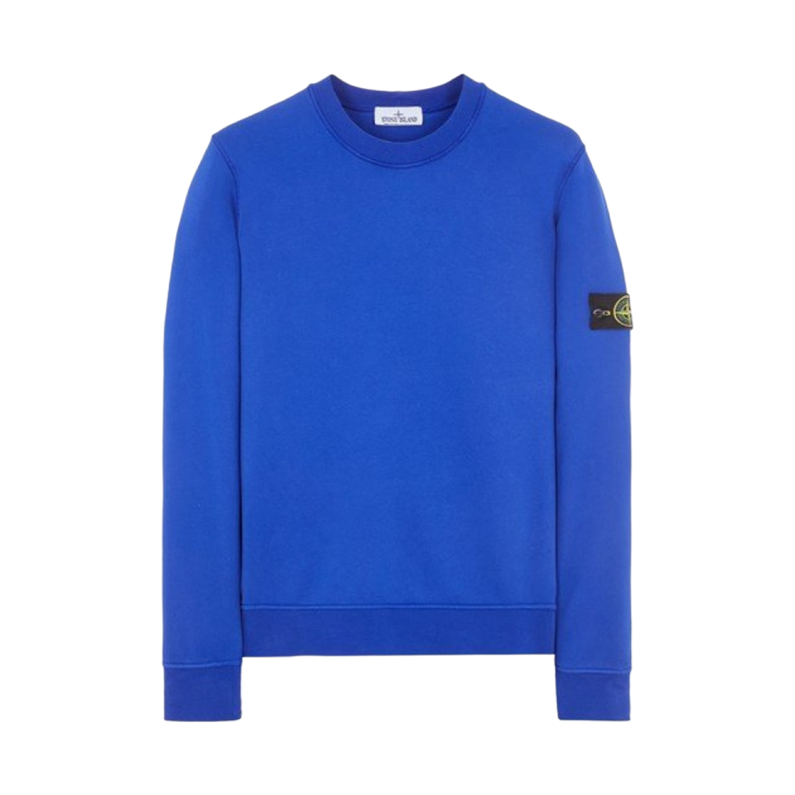 791563051-V0022 Stone Island 63051 Cotton Fleece Garment Dyed Sweatshirt Ultramarine Blue - 23FW