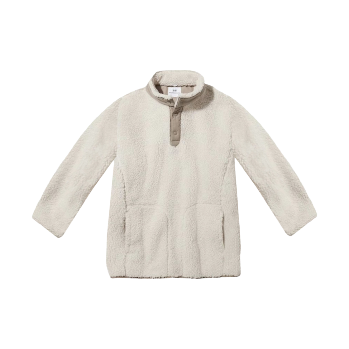 유니클로 x 화이트 마운티니어링 WPJ 플리스 오버사이즈 풀오버 긴팔 내츄럴 - KR(Uniqlo x White Mountaineering WPJ Fleece OverSized Long Sleeve Pullover Natural - KR)