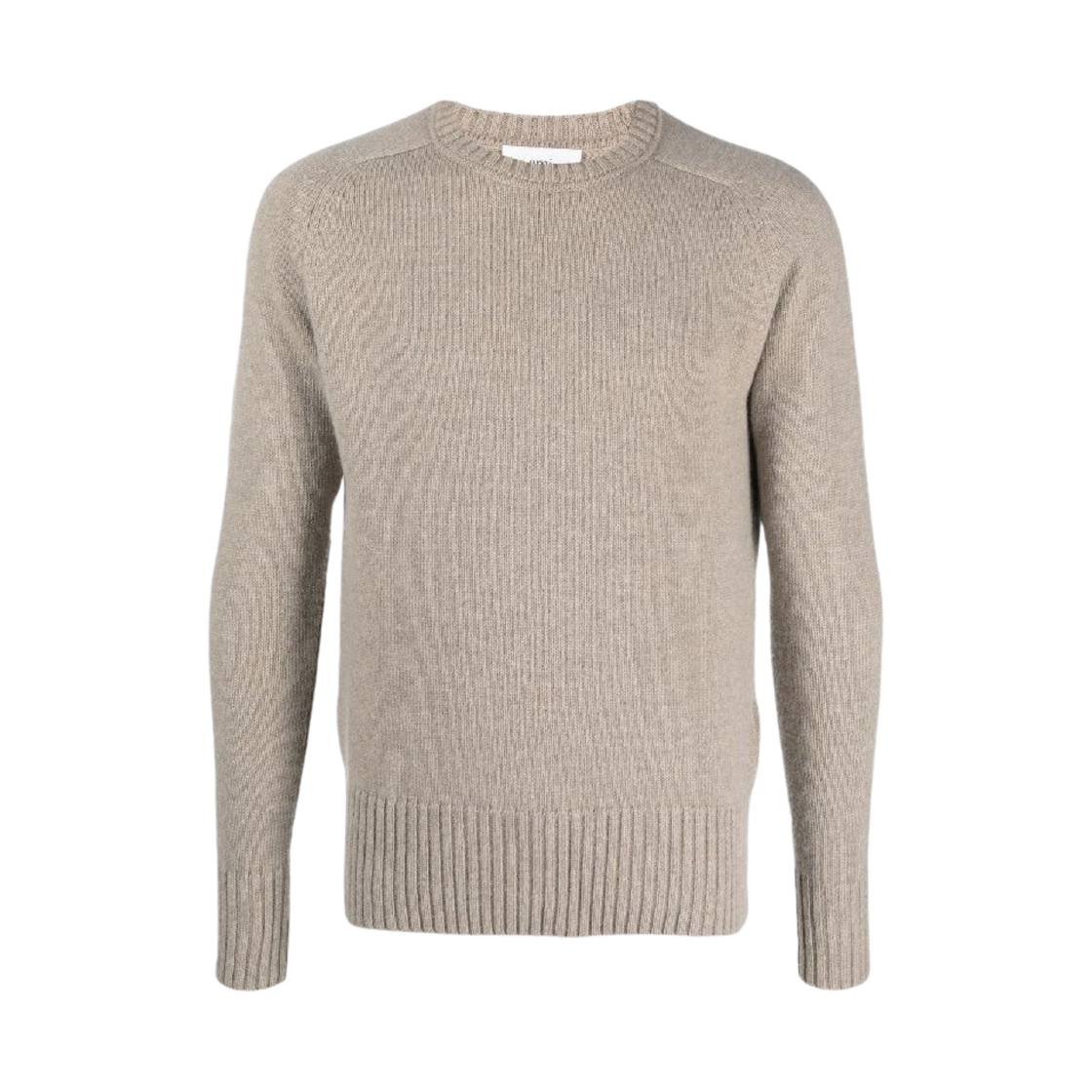 아미 크루넥 스웨터 베이지(AMI Crewneck Sweater Beige) - 1