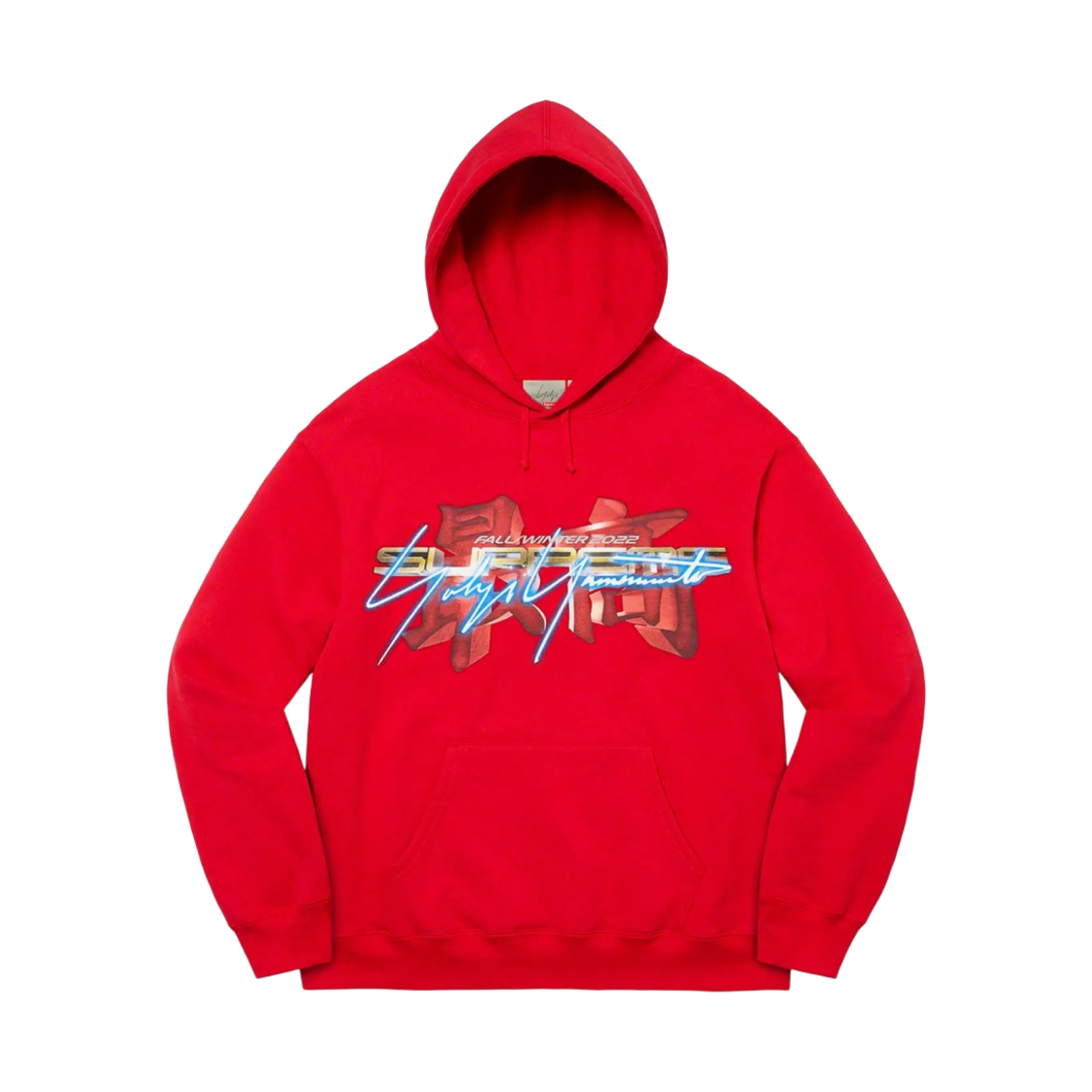 슈프림 x 요지 야마모토 철권 후드 스웨트셔츠 레드 - 22FW(Supreme x Yohji Yamamoto Tekken Hooded Sweatshirt Red - 22FW) - 1